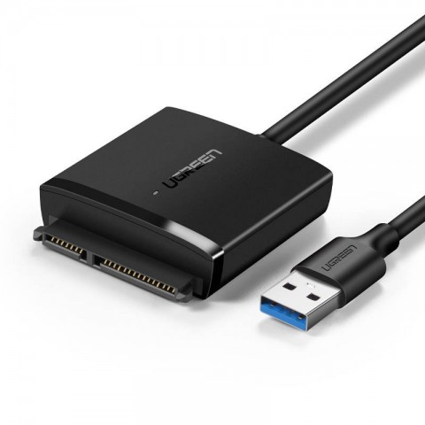Ugreen Adapter HDD 2.5" & 3.5" SATA to USB 3.0 (black) 60561