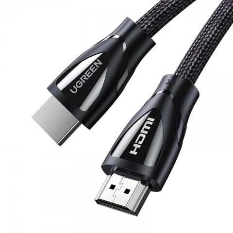 Ugreen Καλώδιο HDMI 2.1  Αρσενικό σε Αρσενικό Braided 3m Μαύρο (HD140 80404)