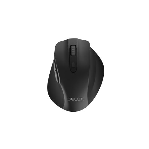 Delux Wireless Optical Mouse 2.4G Μαύρο M517GX