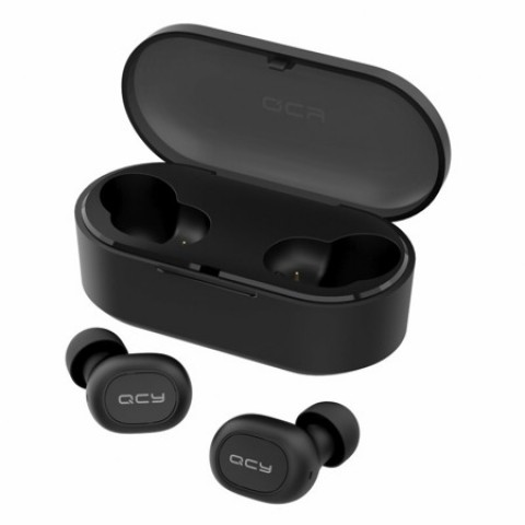 QCY Ασύρματα Ακουστικά T2C TWS Wireless Earphones Bluetooth 5.0 - Μαύρο