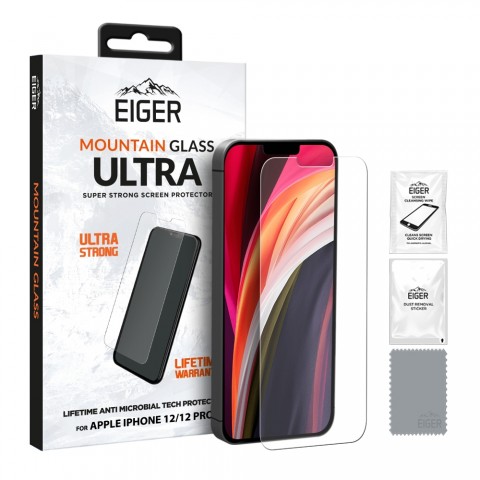 Eiger Mountain Glass Ultra Προστασία Οθόνης 2.5D iPhone 12/12 Pro EGMSP00155