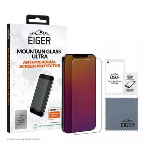 Eiger Mountain Glass Ultra Προστασία Οθόνης 2.5D iPhone 13 Mini EGMSP00200