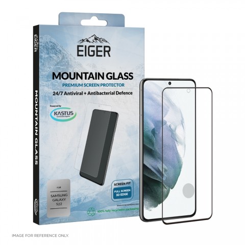 Eiger Mountain Glass Προστασία Οθόνης 3D Samsung S22 EGSP00810