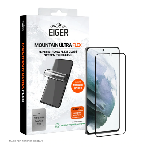 Eiger Mountain Ultraflex Flexiglass Προστασία Οθόνης 2.5D Samsung S22 EGMSP00219