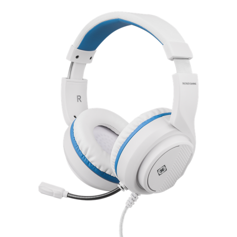 Deltaco Gaming Stereo Gaming Headset for PS5, 1x 3.5mm connector,white GAM-127-W