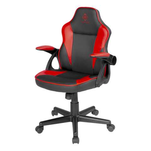 Deltaco Gaming Καρέκλα δερματίνης Junior Black/Red DC120R GAM-130-BR