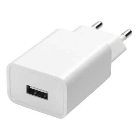 DELTACO USB wall charger 2,4 A, White GNG-WALL24AW
