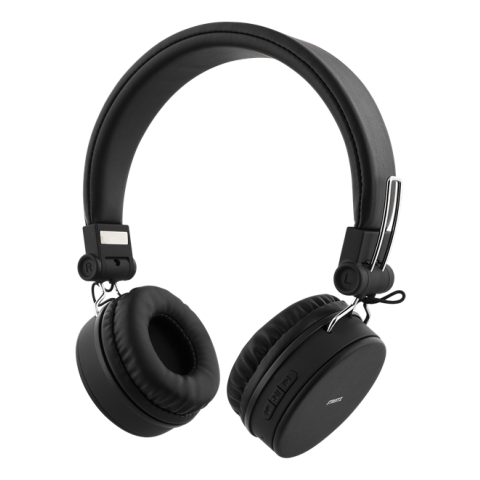 STREETZ Ακουστικά Κεφαλής Αναδιπλούμενα BT headset 3.5 mm Μαύρα HL-BT400