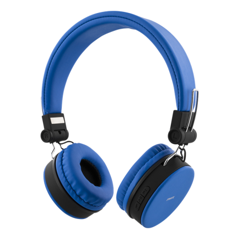 STREETZ Ακουστικά Κεφαλής Αναδιπλούμενα BT headset 3.5 mm Μπλε HL-BT401