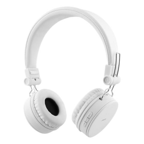 STREETZ Ακουστικά Κεφαλής Αναδιπλούμενα BT headset 3.5 mm Λευκά HL-BT403