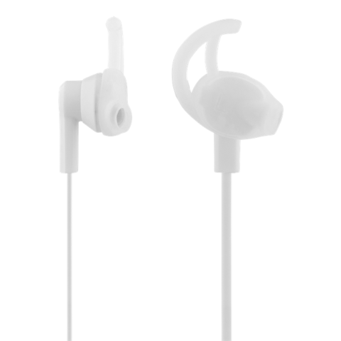 STREETZ Ακουστικά Ψείρες stay-in-ear 3.5mm με Μικρόφωνο Λευκά HL-W101