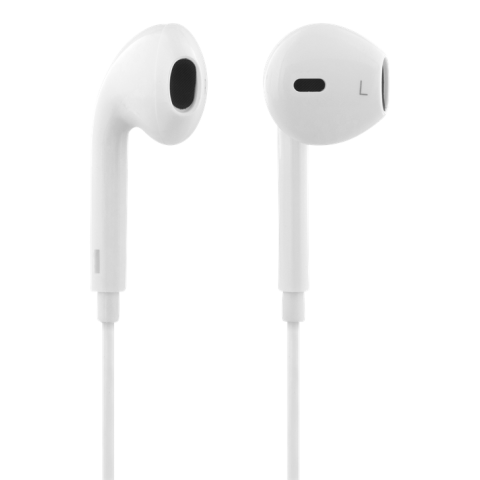 STREETZ  Ακουστικά Ψείρες Ψείρες 3.5mm με Μικρόφωνο Λευκό HL-W107