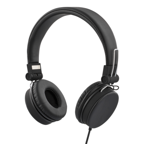 STREETZ Ακουστικά Κεφαλής με Μικρόφωνο 3.5mm 1,5m Μαύρο HL-W200