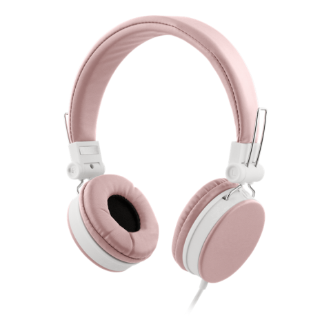 STREETZ Ακουστικά Κεφαλής με Μικρόφωνο 3.5mm 1,5m Ροζ HL-W202