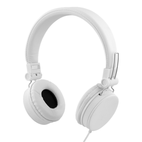 STREETZ Ακουστικά Κεφαλής με Μικρόφωνο 3.5mm 1,5m Λευκά HL-W203