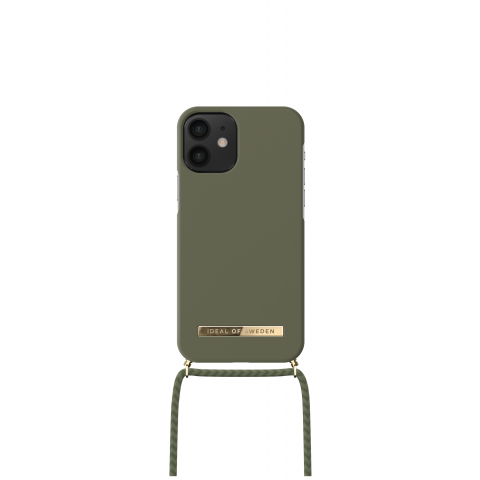 IDEAL OF SWEDEN θήκη λαιμού Ordinary iPhone 12 Mini Cool Khaki IDONCAW21-I2054-324