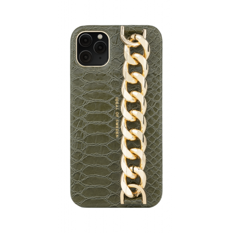 IDEAL OF SWEDEN Statement Case Chain Handle iPhone 11 Pro Max/XS Max Green Snake IDSCAW20-1965-226
