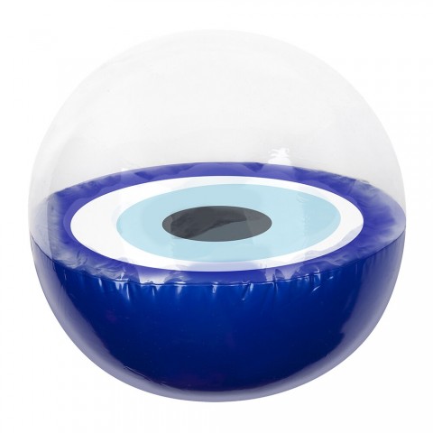 Sunnylife Μπάλα θαλάσσης Inflatable Beach Ball Greek Eye - Electric Blue S1PBSNGE