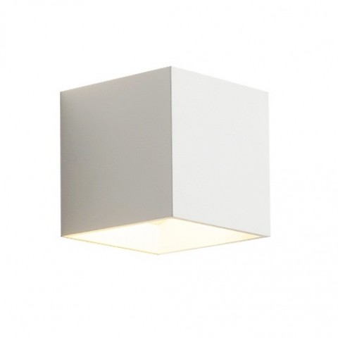 Inoleds Φωτιστικό Τοίχου LED Cube 6W Λευκό Φως 480lm 3000K Λευκό INOCUBEWALLWH