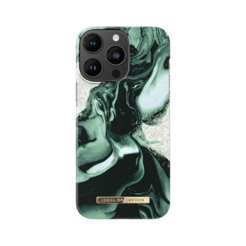 IDEAL OF SWEDEN Θήκη Fashion Case iPhone 14 Pro Max Golden Olive Marble IDFCAW21-I2267P-320