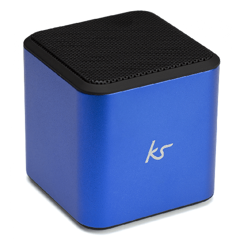 KITSOUND Φορητό Ηχείο Bluetooth Cube Μπλε KSCUBBTBL