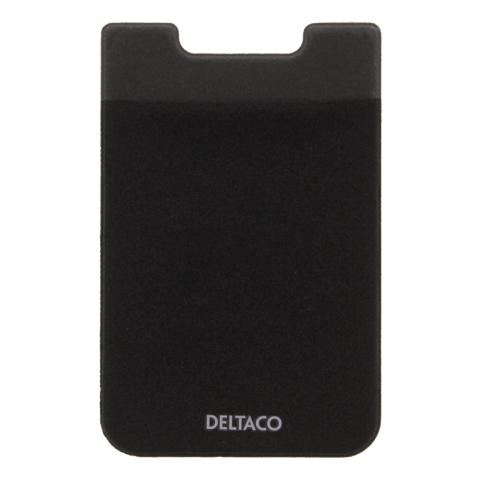 Deltaco credit card holder, 3M black MCASE-CH001