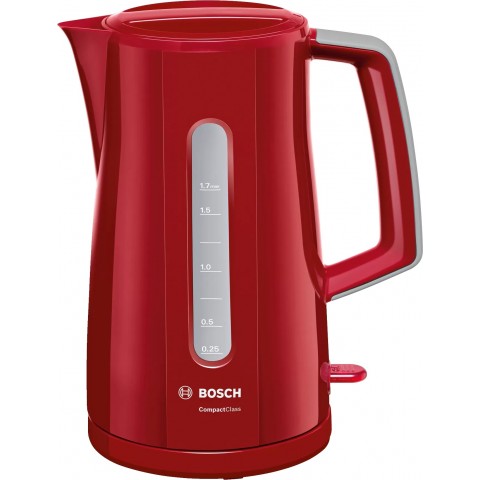 Bosch Βραστήρας 1.7 L 2400W CompactClass Κόκκινος TWK 3A014