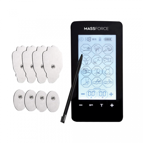 Massforce Φορητή Συσκευή TENS Μασάζ για Όλο το Σώμα Massmulator MF-MULATOR
