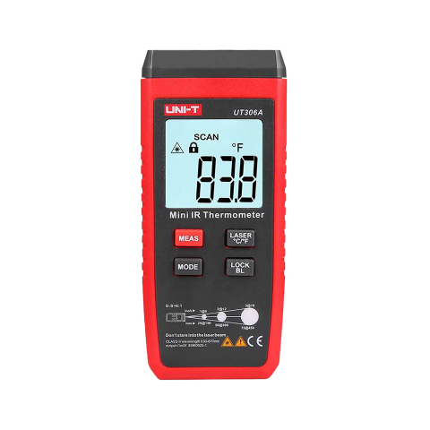 Uni-T Θερμόμετρο Υπερύθρων UT306A -35°C έως 300°C με Αναλογία Απόστασης 6:1 MIE0359