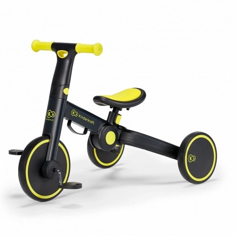 Kinderkraft Παιδικό Τρίκυκλο Ποδήλατο Πτυσσόμενο 4 Trike για 1-5 Ετών Μαύρο KR4TRI00BLK0000
