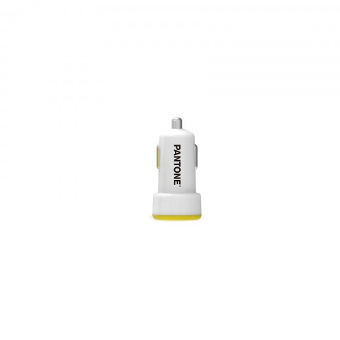Pantone Car Charger Yellow 2.1A PT-DC1USBY