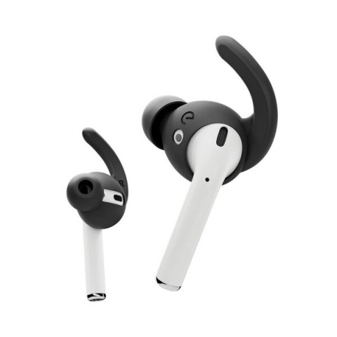 KeyBudz Ear Hooks για AirPods 1st & 2nd gen EarBuddyz Ultra Μαύρα RT_EBU_AS_BLK