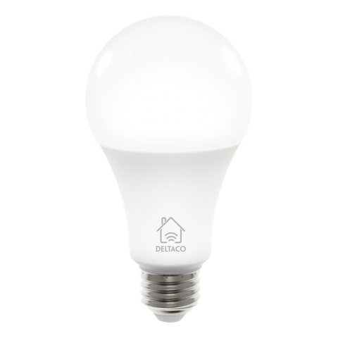 Deltaco Smart Home Λάμπα LED E27 WiFI 9W 2700K-6500K dimbar Λευκή SH-LE27W