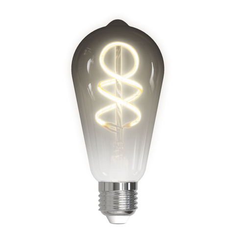Deltaco Smart Home Λάμπα LED-lamp E27 Dimmable WiFI 5.5W 1800K-6500K 220-240V SH-LFSE27ST64S