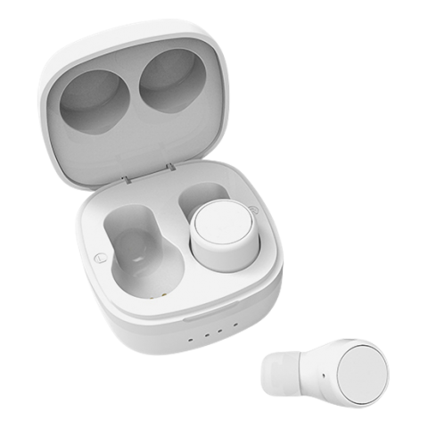 STREETZ True Wireless in-ear dual earbuds Λευκό TWS-109