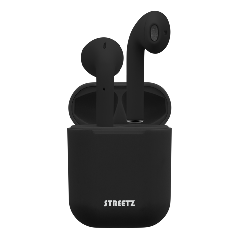 STREETZ True Wireless Ακουστικά Stereo Ακουστικά Ψείρες Μαύρο TWS-0003