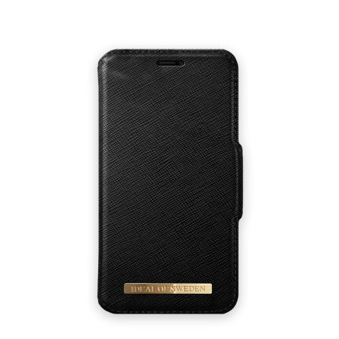 IDEAL OF SWEDEN Θήκη iPhone XS MAX Fashion Wallet Black Saffiano IDFW-I1865-01